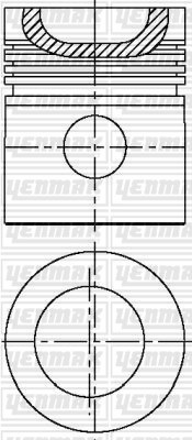 Perkins 178 - 185 - 188 Alfinli Turbolu Piston Segman Q101.054MM STD YENMAK