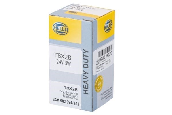 Universal Ampul 24V 3W HELLA