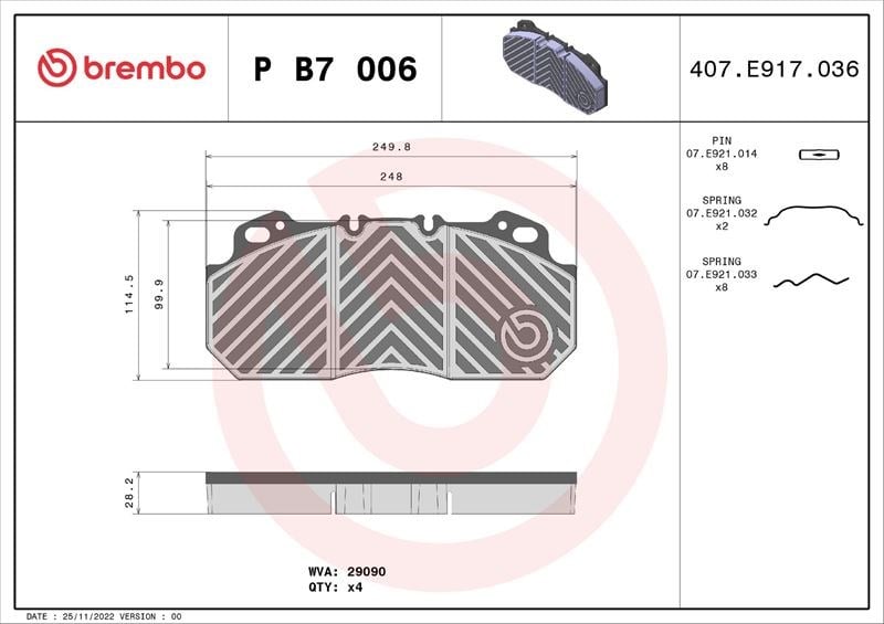 Dennis Elite 2 Phönix 2 Irisbus Access Bus Fren Balatası BREMBO