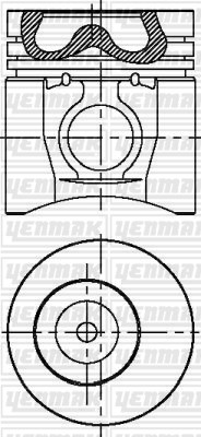Perkins Seri 900 MF 4215 MF 250 Gold Traktör Forklift Piston Segman Q95.0MM STD YENMAK