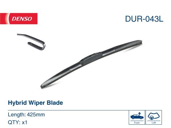 Silecek Süpürgesi 425mm Muz Tipi DENSO