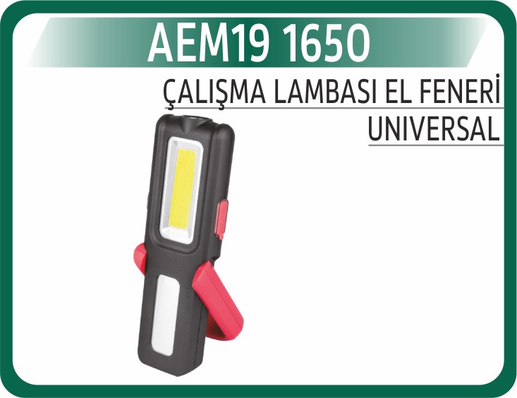 Lamba LED Şarjlı El Feneri AEM