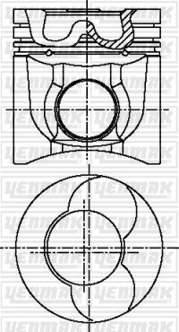 Perkins 1000 Serisi MF 286 Landini Traktör Piston Segman Q103.5MM 050 YENMAK