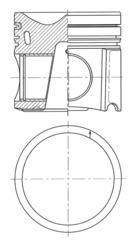 Piston Segman STD OM 941.991 KOLBEN