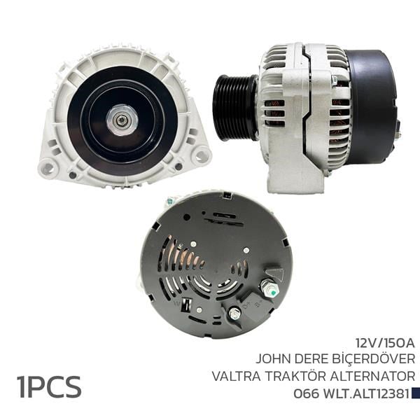 John Deere Biçerdöver Valtra Traktör Alternatör Şarj Dinamosu 12V 150A VOLTECH
