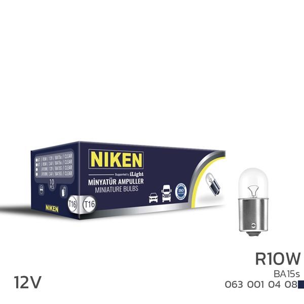 12V 67 Ampul R10W BA15s 10'lu NIKEN