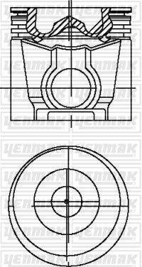 John Deere Piston Segman Q115.9mm STD YENMAK