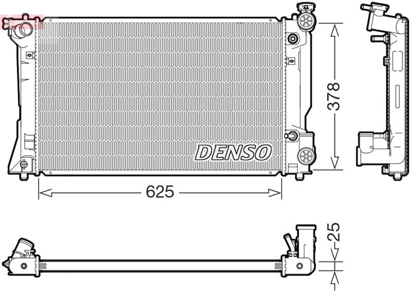 Motor Su Radyatörü DENSO