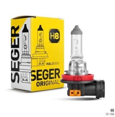 Ampul H8 12V 35W PGJ19-1 Standart Yenileme 3.500K Standart Işık SEGER