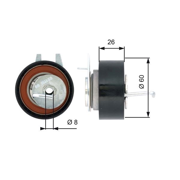Powergrip Gergi Rulmanı GATES