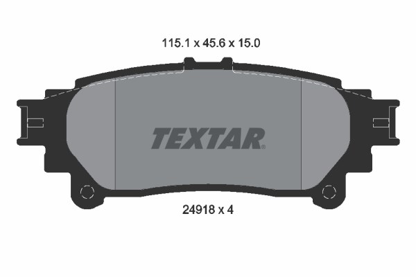 Lexus RX L1 Arka Fren Balatası TEXTAR