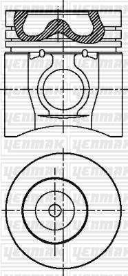 Perkins Seri 900 MF 4222 MF 260 G Case Traktör Kepçe Piston Segman Q95.0MM STD YENMAK