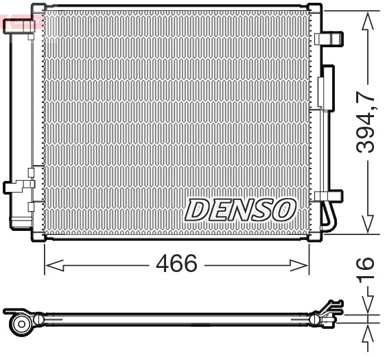 Klima Radyatörü Kondenser DENSO