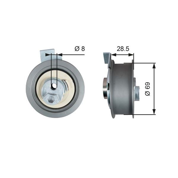 Powergrip Gergi Rulmanı GATES