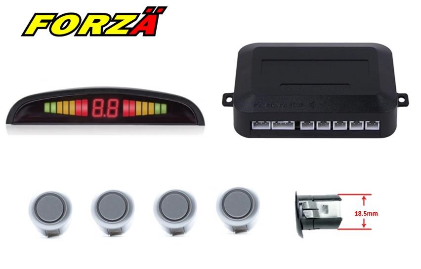 Park Sensörü LED'li Ses İkazlı Gri Göz 18MM FORZA