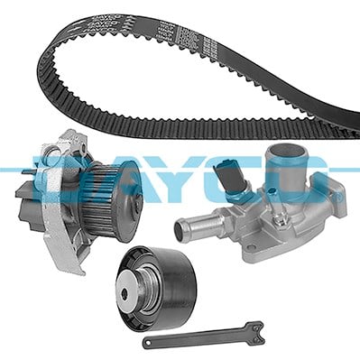 Su Pompası ve Termostat İçeren Zamanlama Kayış Kiti DAYCO