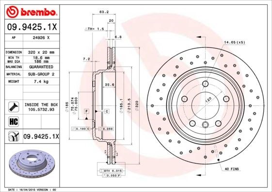 Arka Fren Aynası BREMBO