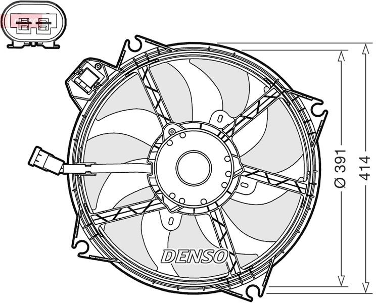 Motor Soğutma Fanı DENSO