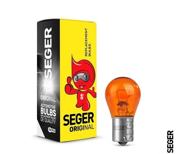 PY21W 12V 21W BAU15S Kaplama Sarı Ampul SEGER