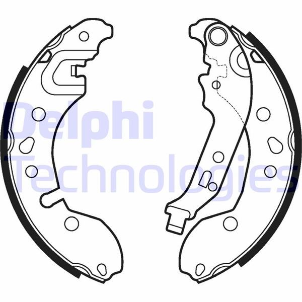 Renault Twingo Arka Fren Pabucu DELPHI