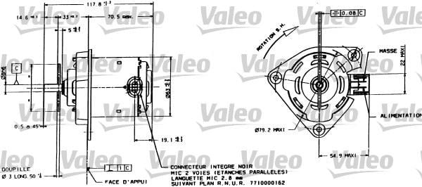 Renault Twingo Fan Motoru VALEO