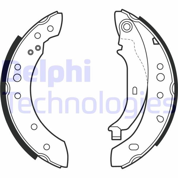 Renault Twingo Arka Fren Pabucu DELPHI