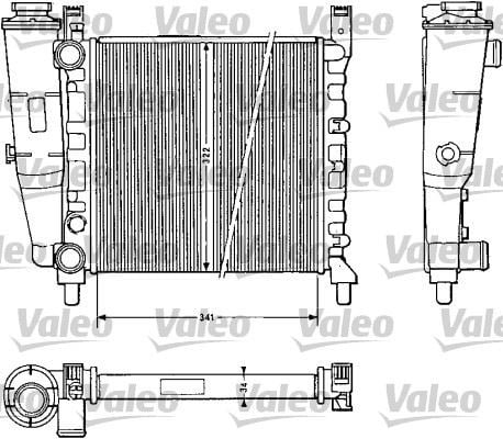 Fiat Uno Radyatör 45 Fire VALEO