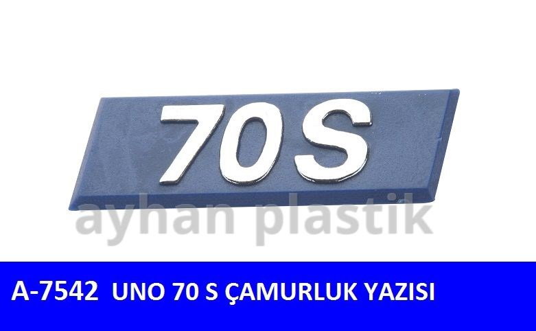 Fiat Uno 70 S Arka Yazı AYHAN