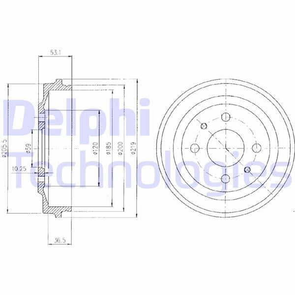 Fiat Uno Arka Fren Kampanası DELPHI