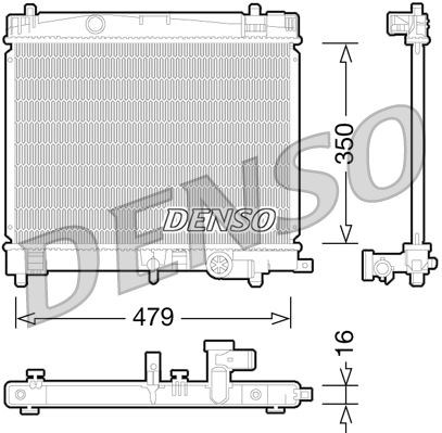 Toyota Urban Cruiser Motor Su Radyatörü DENSO