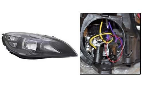 Volvo V40 Ön Far Elektrikli Motorlu Sinyal Kablolu Sağ TYC