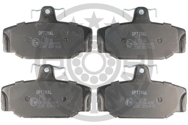 Volvo V70 S70 XC70 740 760 780 940 S90 V90 Arka Fren Balata OPTIMAL