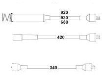 Opel Vectra A Ascona C Kadett E 1.8-2.0 8V SV-NE Buji Bobin Kablosu Takımı Set HELLUX
