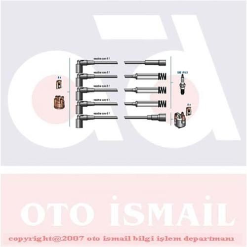 Opel Vectra A Omega A Frontera A Calibra A Buji Kablo Takımı Metal Tüplü 1.8... DODUCO