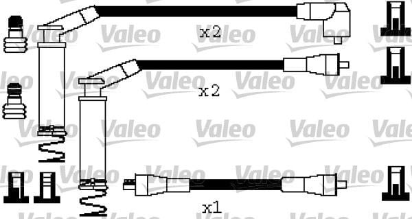 Opel Vectra A Omega A Frontera A Calibra A Buji Kablo Takımı Metal Tüplü 1.8... VALEO