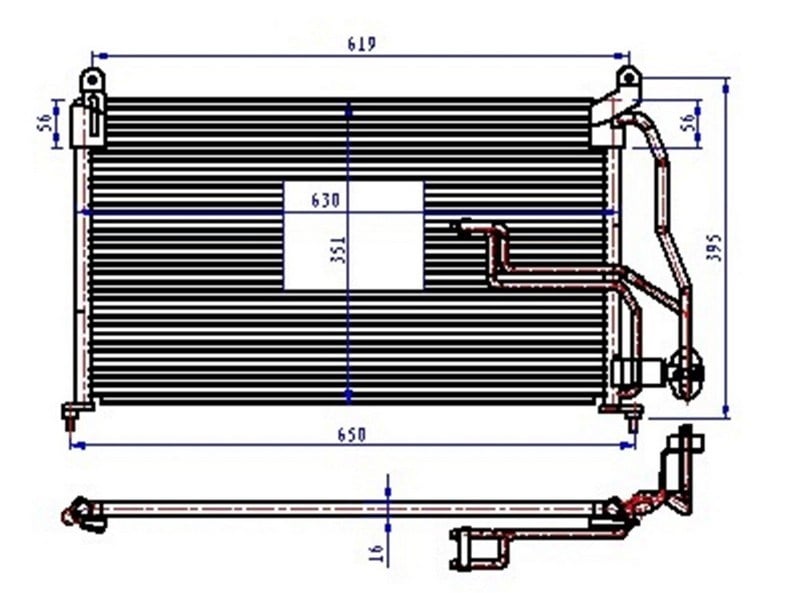 Opel Vectra A Klima Kondenseri ORIS