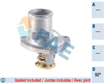 Opel Termostat 92 C FAE
