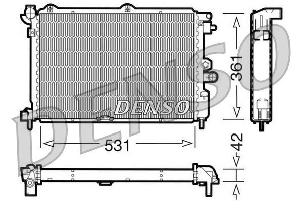 Opel Vectra A Motor Su Radyatörü DENSO
