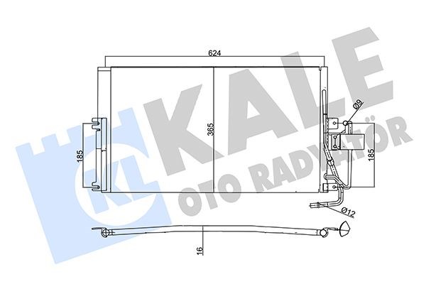 Opel Vectra B Klima Radyatörü Kondenseri KALE-RADYATOR