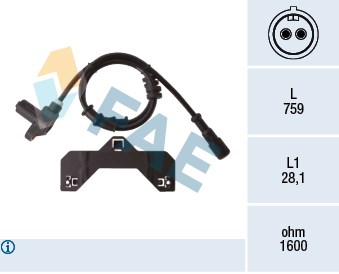Opel Vectra B Ön ABS Devir Sensörü FAE