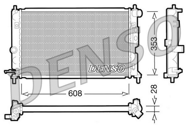 Opel Vectra B Motor Su Radyatörü DENSO