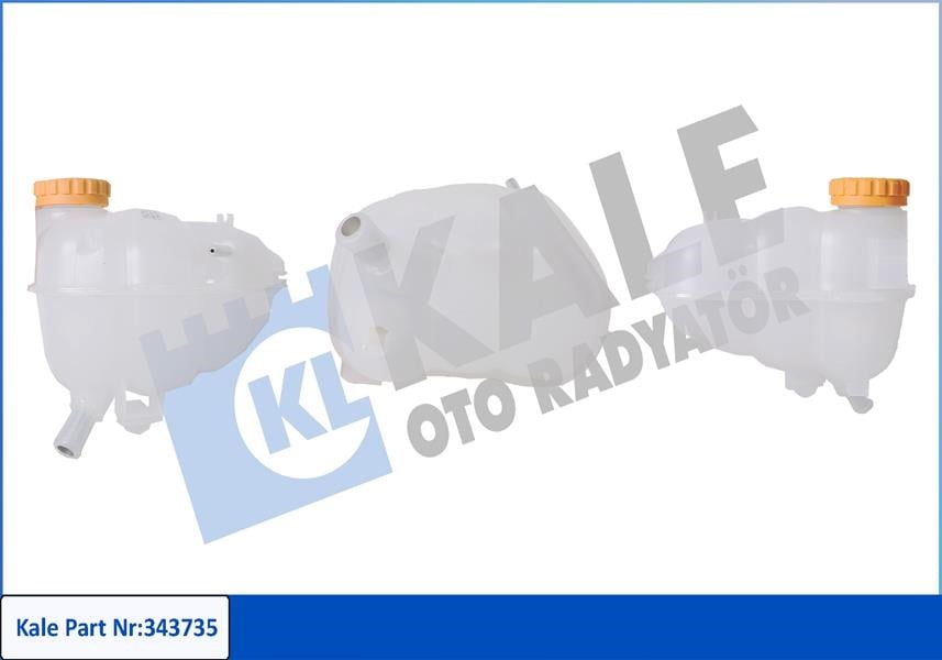Opel Vectra B Genleşme Kavanozu Kapaklı Tek Çıkış KALE-RADYATOR