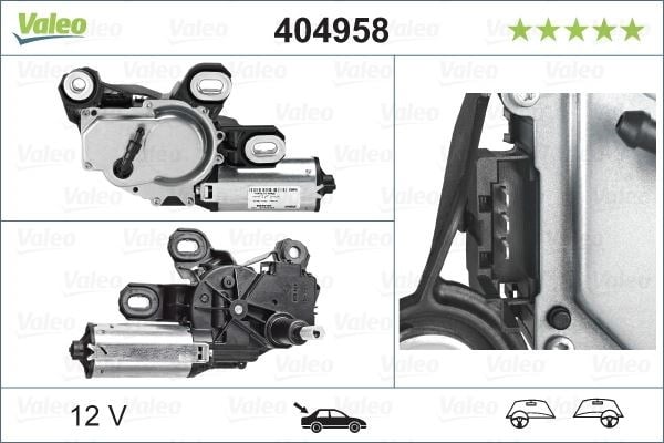 Mercedes Viano W639 Vito W639 Sağ Arka Silecek Motoru VALEO