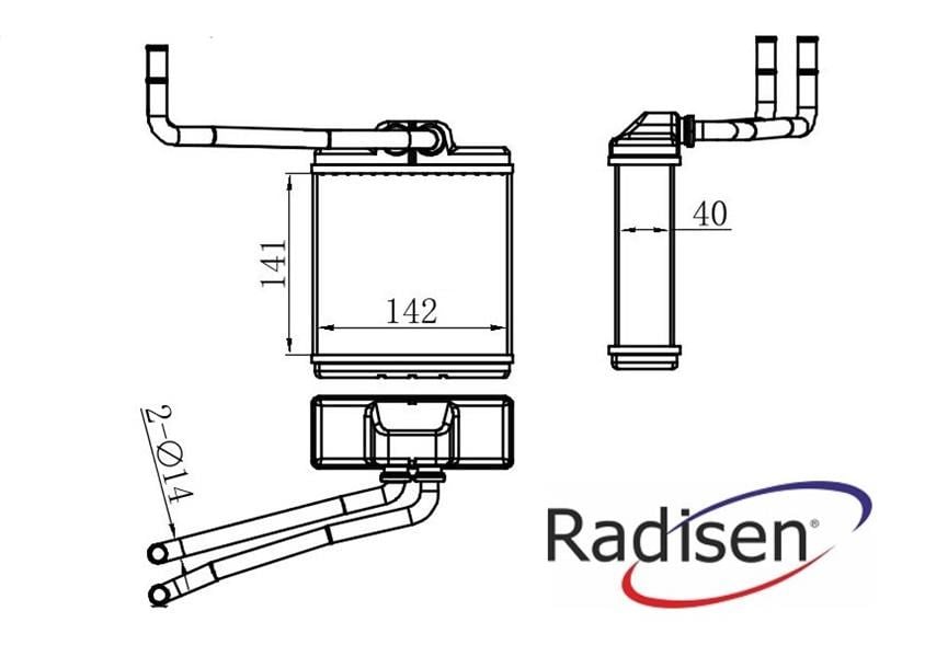 Suzuki Vitara Kalorifer Radyatörü 1989 RADISEN