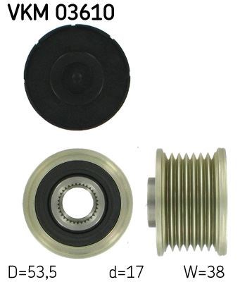 Mercedes Vito Alternatör Kasnağı OM622 W447 SKF