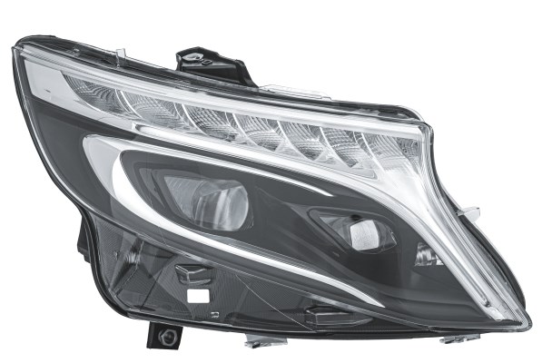 Mercedes-Benz Vito Ana Far LED Sağ Siyah HELLA
