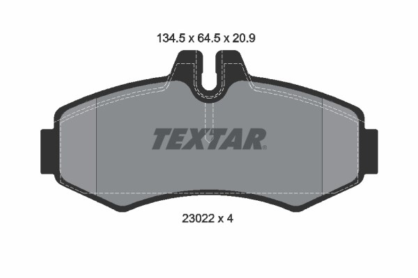 Mercedes Vito W638 Ön Fren Balatası TEXTAR