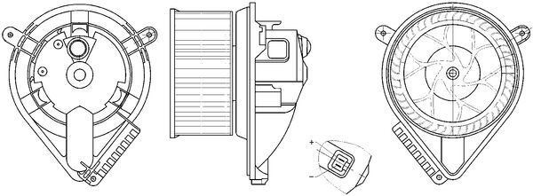 Mercedes Vito W638 Kalorifer Motoru MAHLE