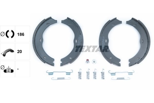 Mercedes Vito W639 W447 Yaylı Arka Park Fren Balatası TEXTAR