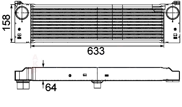 Mercedes Vito W639 Intercooler RADISEN